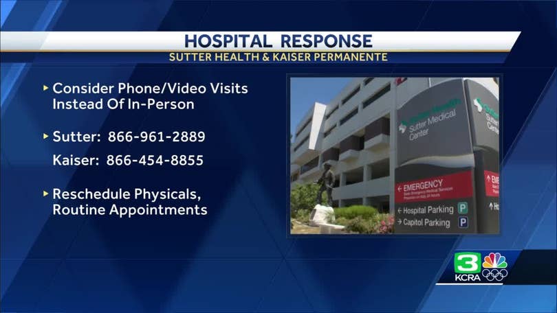 Sutter Kaiser Release New Coronavirus Advice Guidelines Sutter Kaiser Release New Coronavirus Advice Guidelines