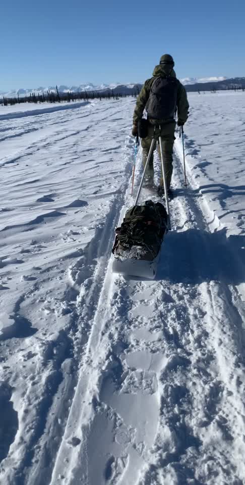 keith eckert runs the iditarod trail in 2020