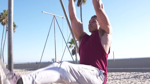 preview for Hit These Hanging Leg Raises To Destroy Your Core | Men’s Health Muscle