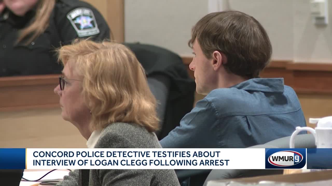 Logan Clegg trial: Concord police detective resumes testimony for Wednesday  afternoon