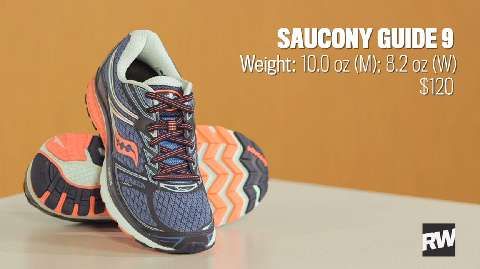 saucony guide 9 weight