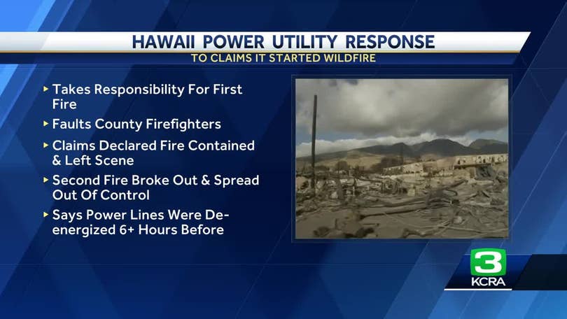 Bare electrical wire and leaning poles on Maui were possible cause