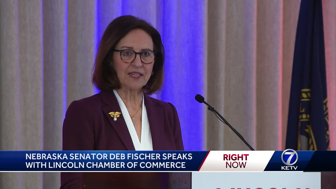 US Sen Fischer defends DOGE while speaking with Lincoln Chamber of Commerce