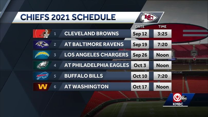 Chiefs Schedule 2022 - Michael Yoder