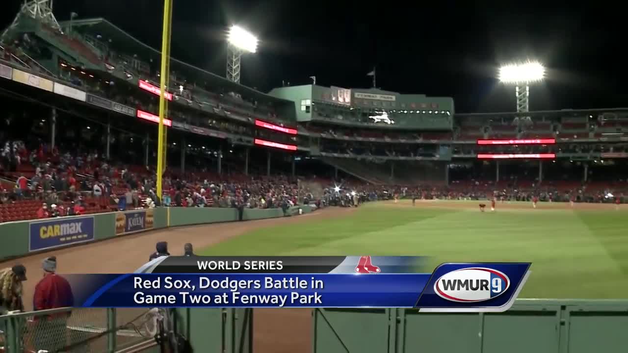 Dodger fans at Fenway Park