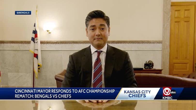 This time, no Chiefs-Bengals trash talk from Cincinnati mayor