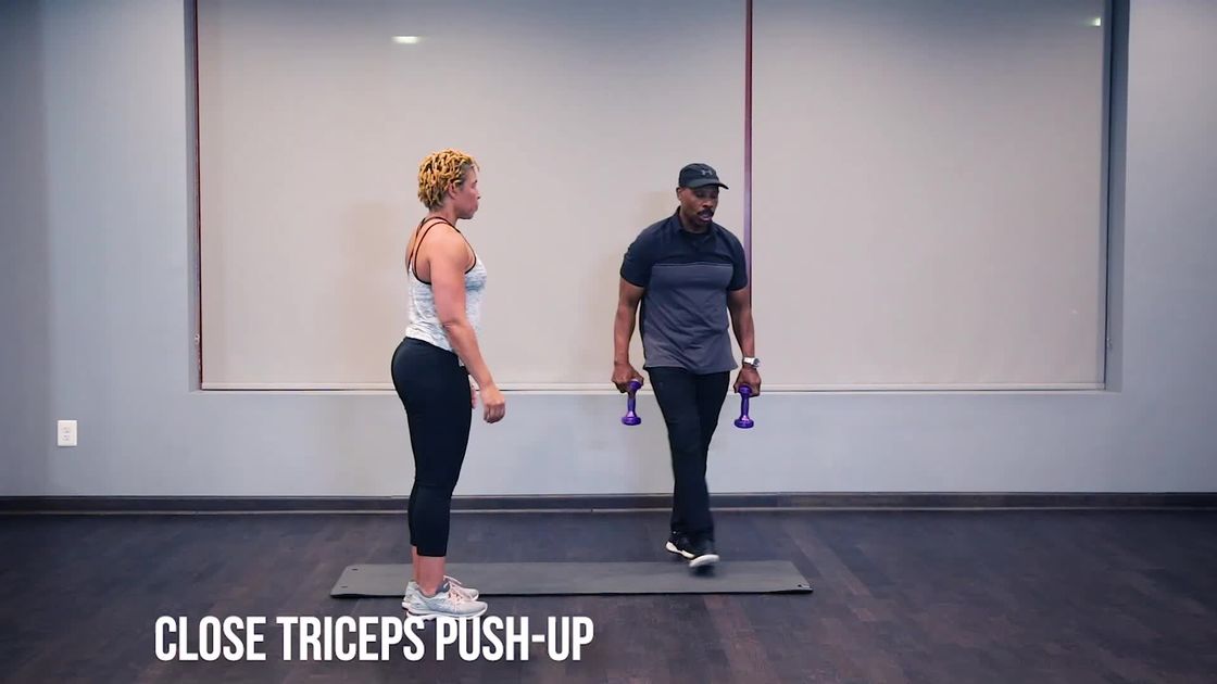 preview for Close Grip Triceps Pushup | Oprah Magazine