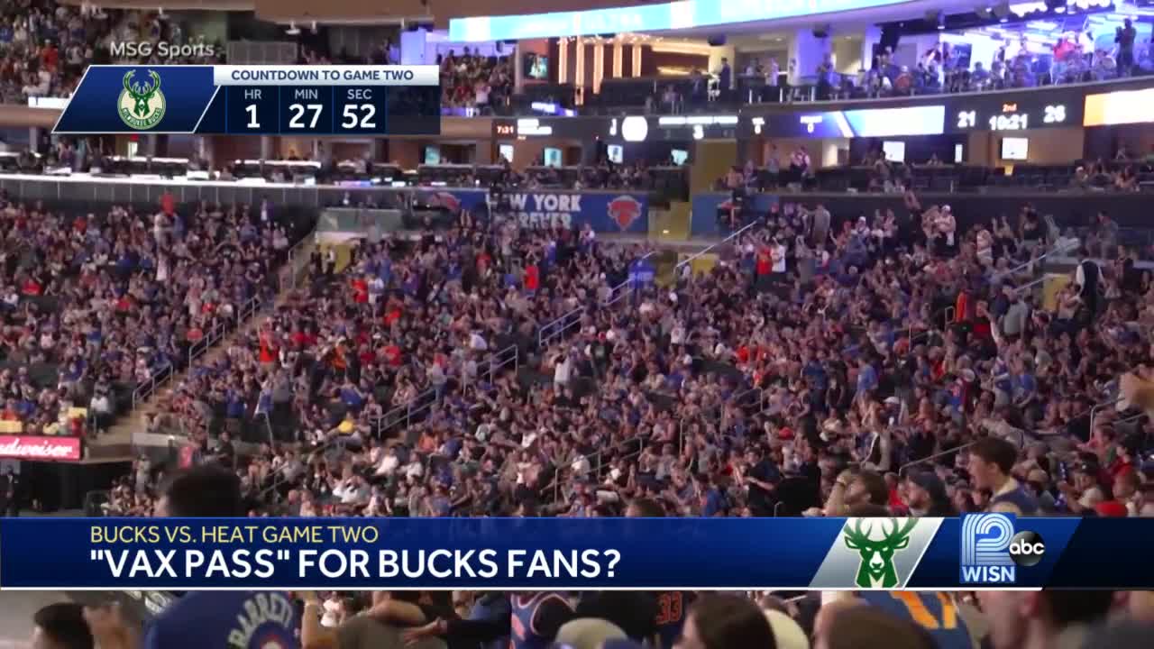 Bucks fans in some seats need vaccination proof or negative COVID test