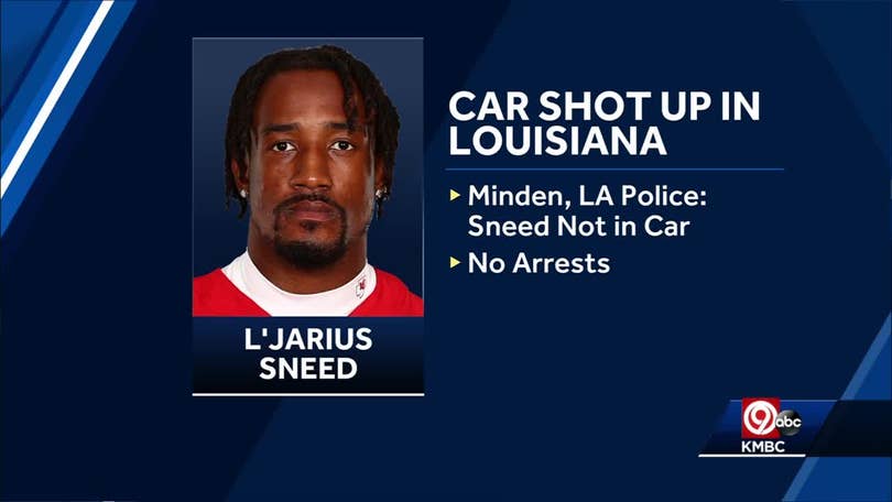 L'Jarius Sneed's vehicle shot at in hometown