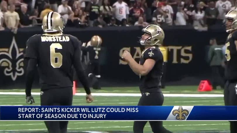 Source: New Orleans Saints kicker Wil Lutz will miss start of