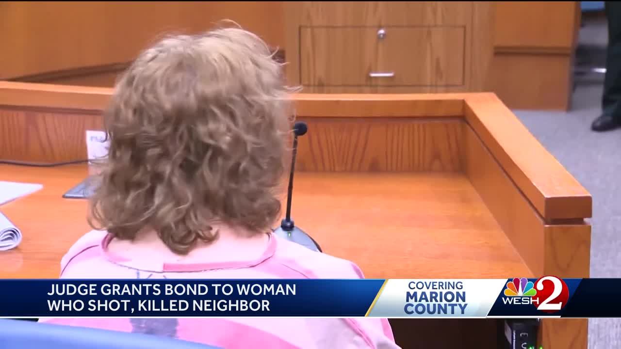 Judge grants bond for woman who shot, killed her neighbor in Ocala