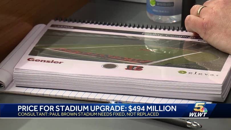 Cincinnati Bengals: master plan of proposed Paul Brown Stadium renovation