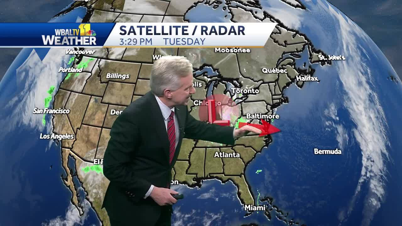 Light sprinkle possible overnight mostly mild this week