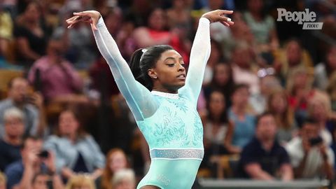 preview for Simone Biles Makes History by Nailing Two Signature Moves — and One Is Now Named After Her