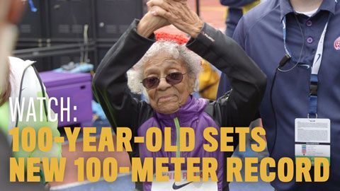preview for 100-Year-Old Ida Keeling Sets New Record