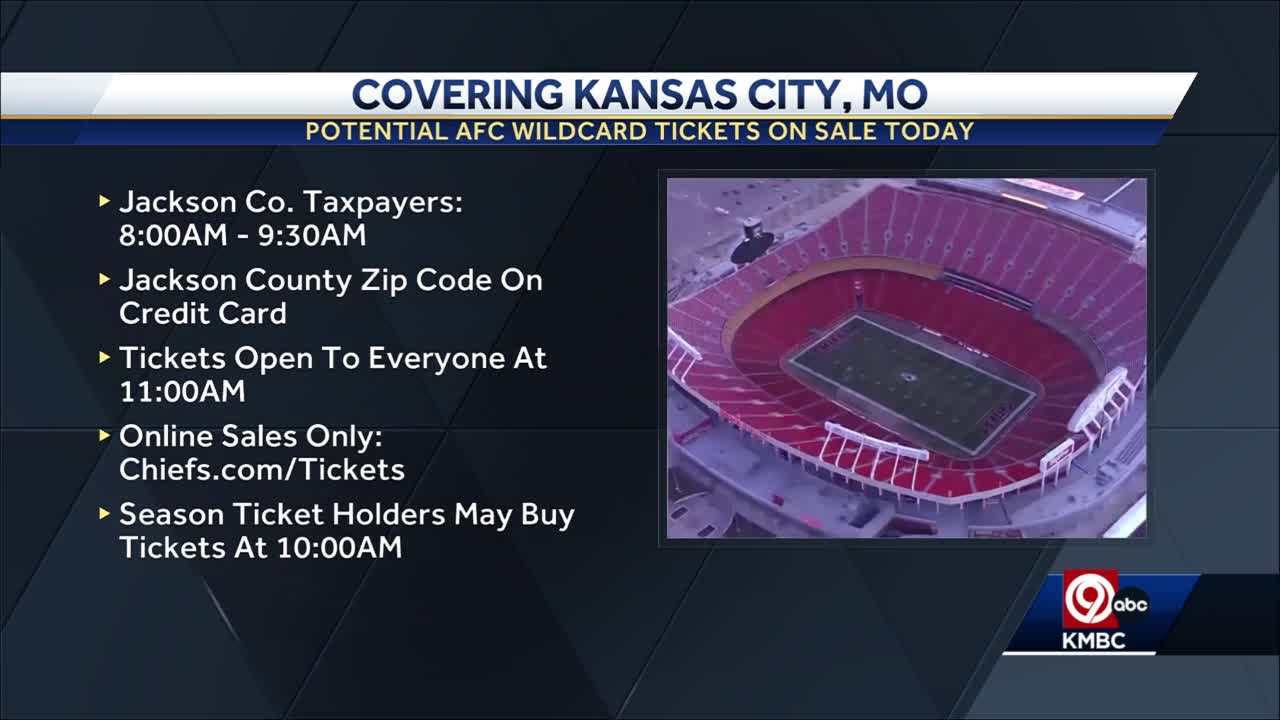 Chiefs playoff tickets go on sale Monday