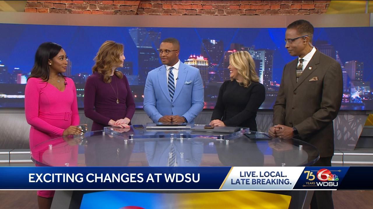 WDSU s Morgan Lentes Randi Rousseau new broadcast times