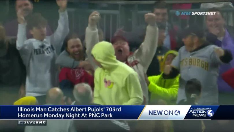 Hear from the man who caught Albert Pujols' 703rd home run