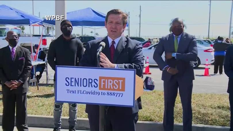 Gov Ron Desantis Gives Update From South Florida