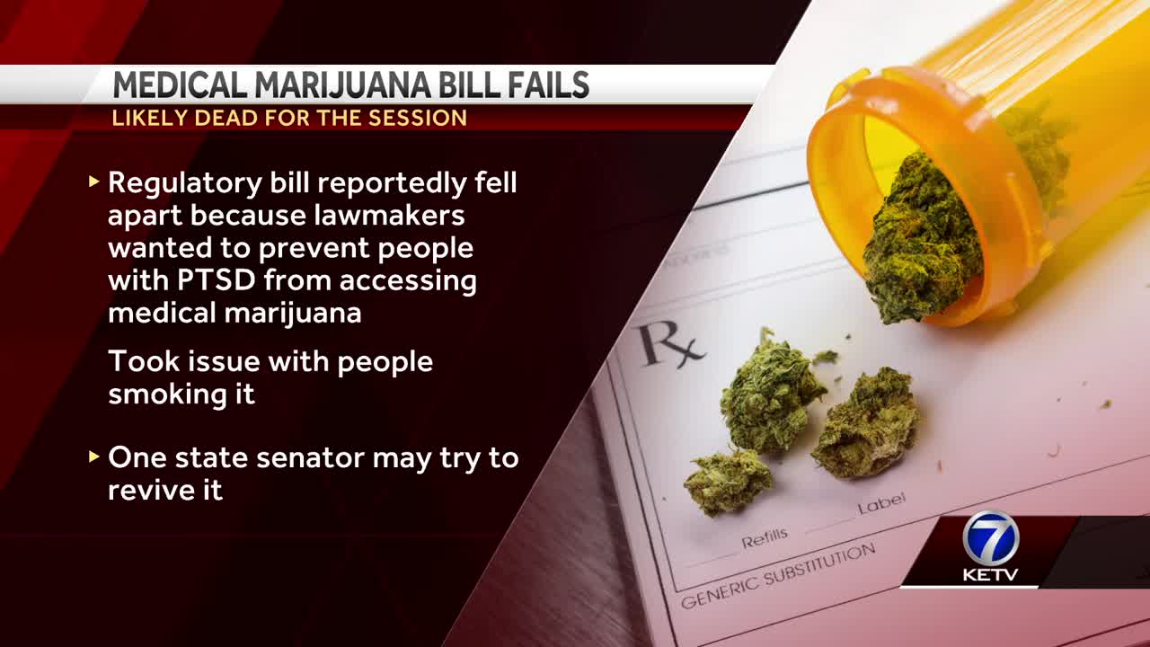 Medical marijuana regulatory bill likely dead in Nebraska after committee split