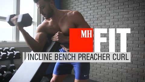 preview for Incline Bench Preacher Curl