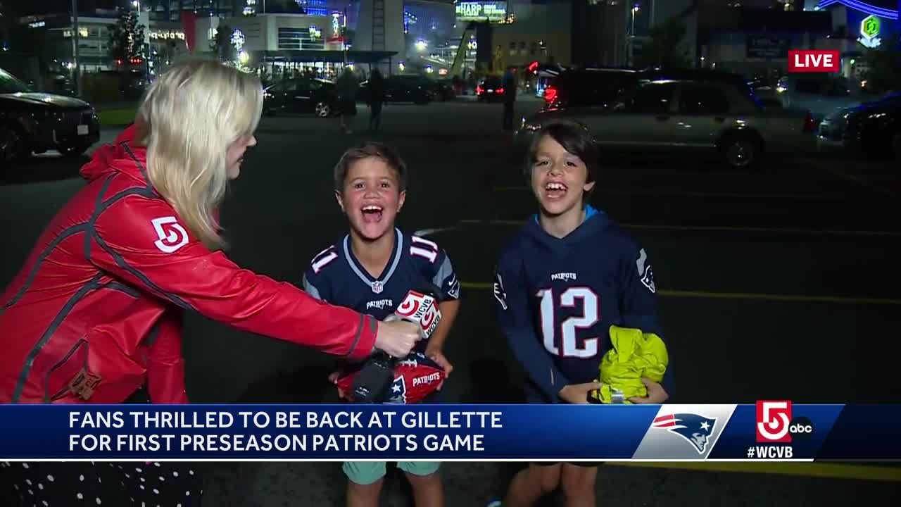 Patriots fans get ready for first preseason game of season