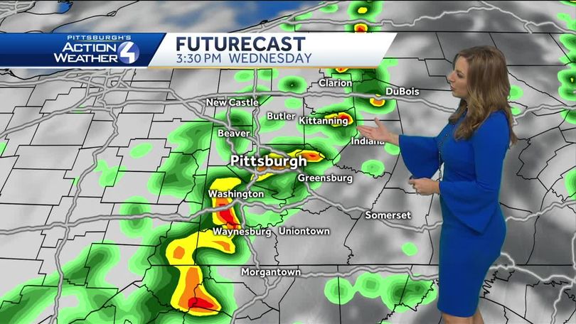 Pittsburgh S Action Weather Forecast Scattered Storms Continue