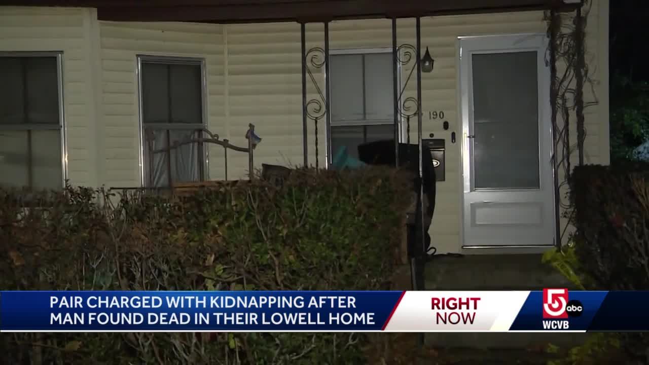 Lowell man and woman charged with kidnapping after man found dead in their  home