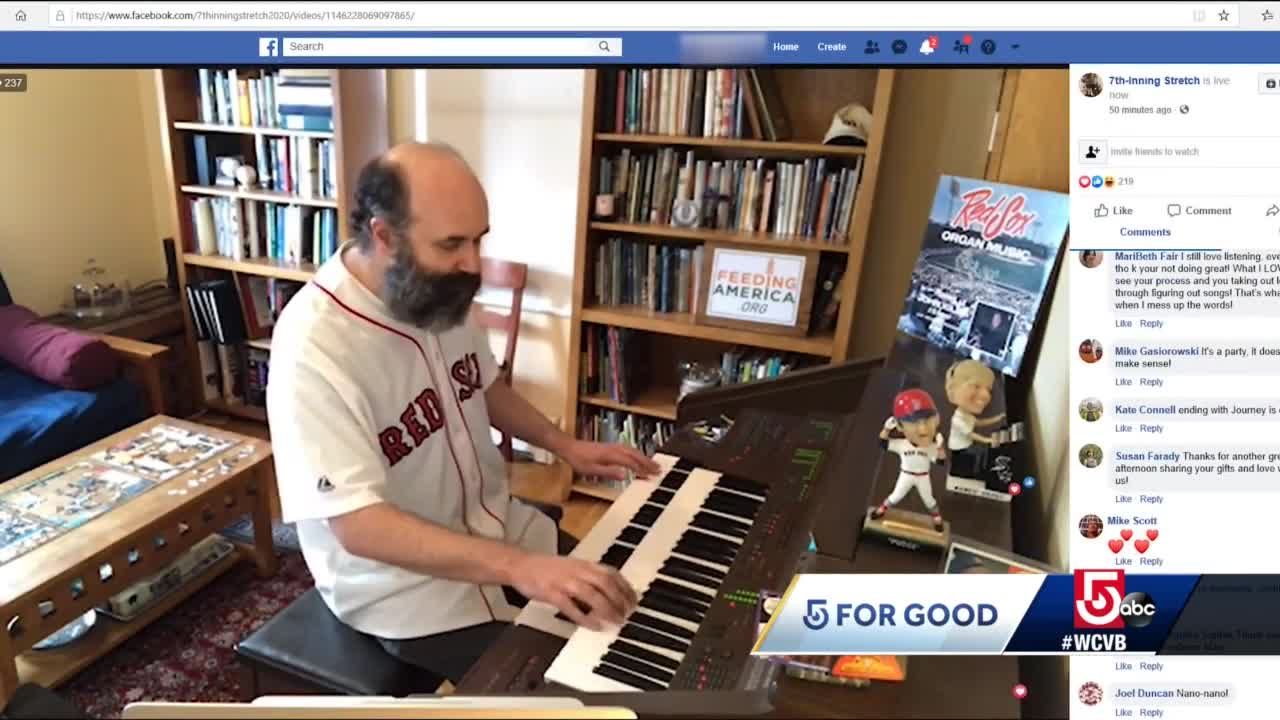 Fenway organist best sale live stream