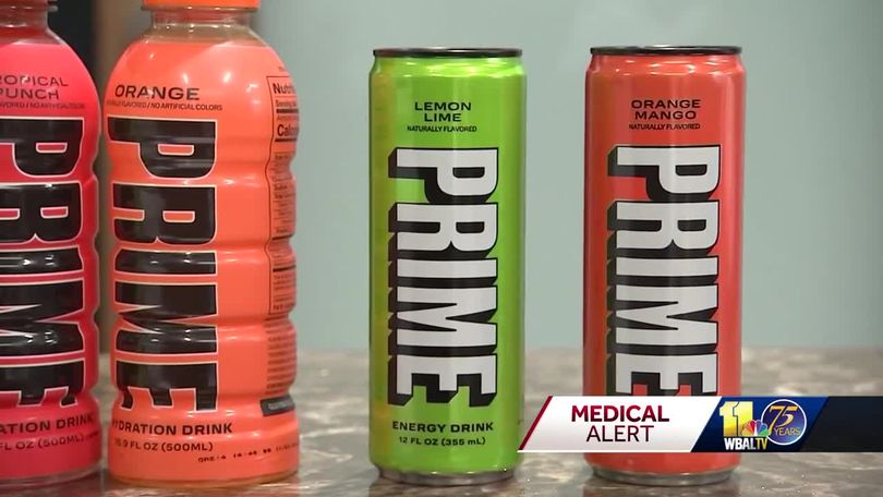 Doctor raises concerns over caffeine in new energy drink Prime