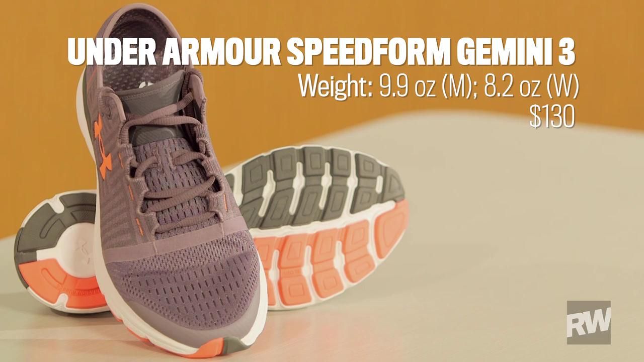 Under Armour Speedform Gemini 3 Womens Running Fitness Trainer Shoe Black 