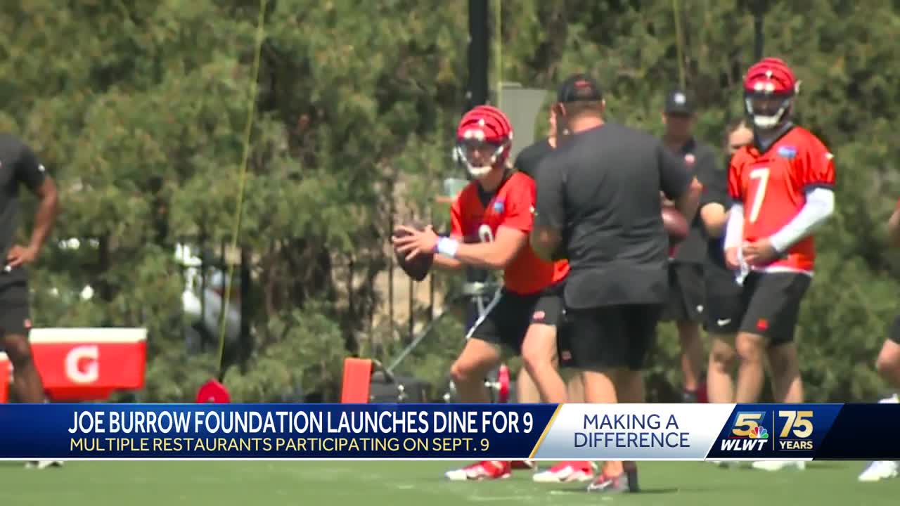 Joe Burrow Foundation, Cincinnati city leaders announce 'Dine for 9'