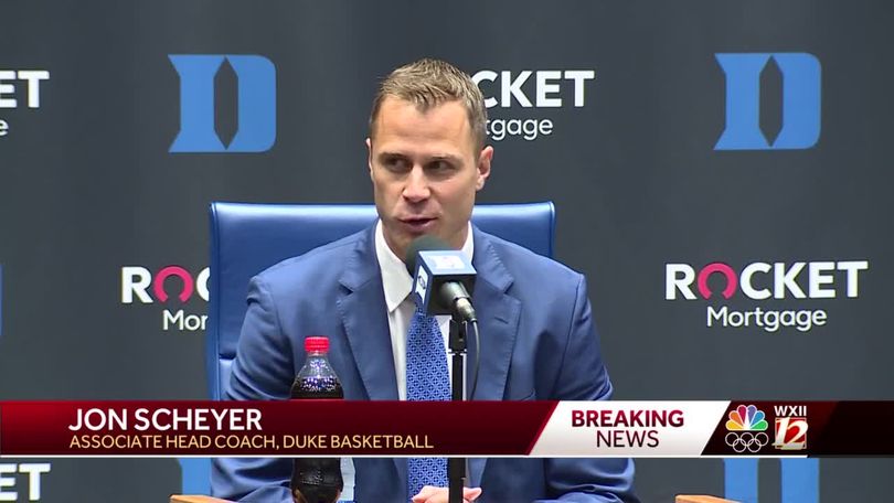 Duke introduces Jon Scheyer as next basketball coach