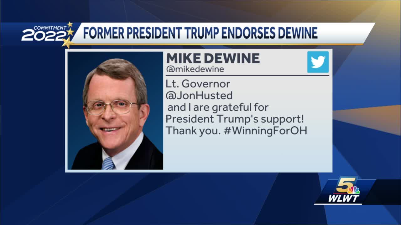 Donald Trump endorses Ohio Gov. Mike DeWine in race for governor ...