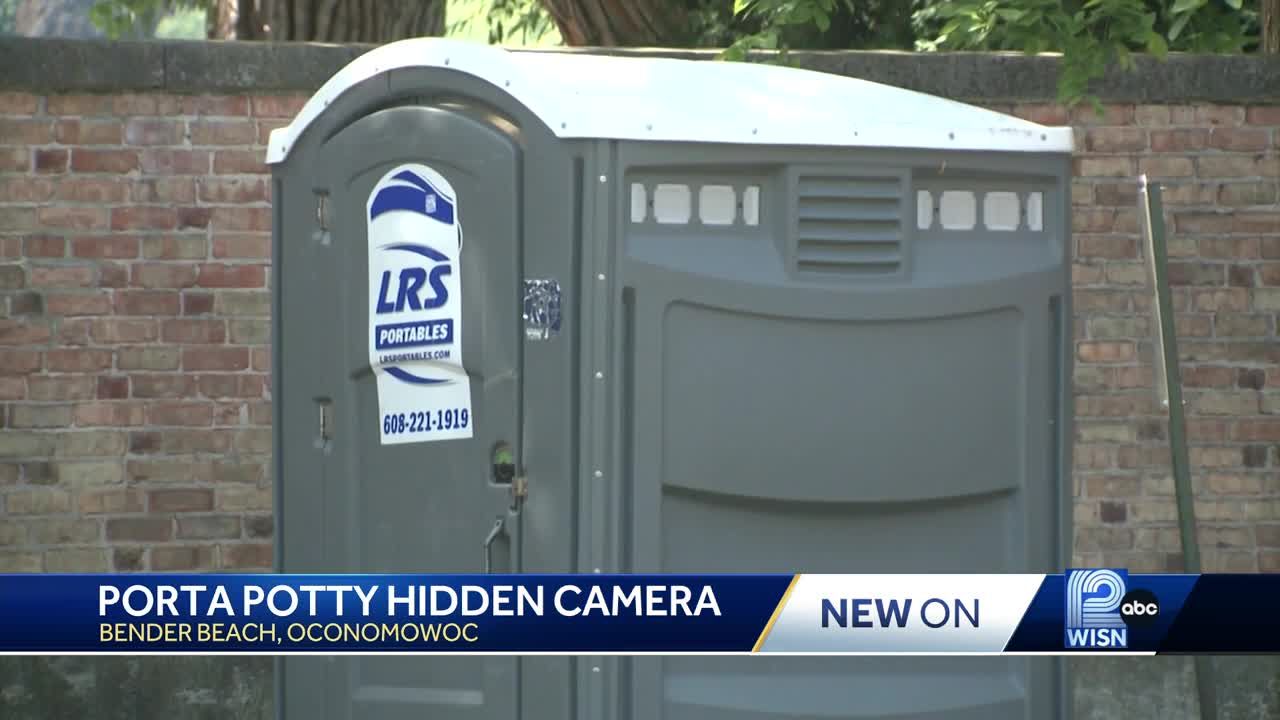 Police Hidden camera found inside porta potty at Oconomowoc beach photo