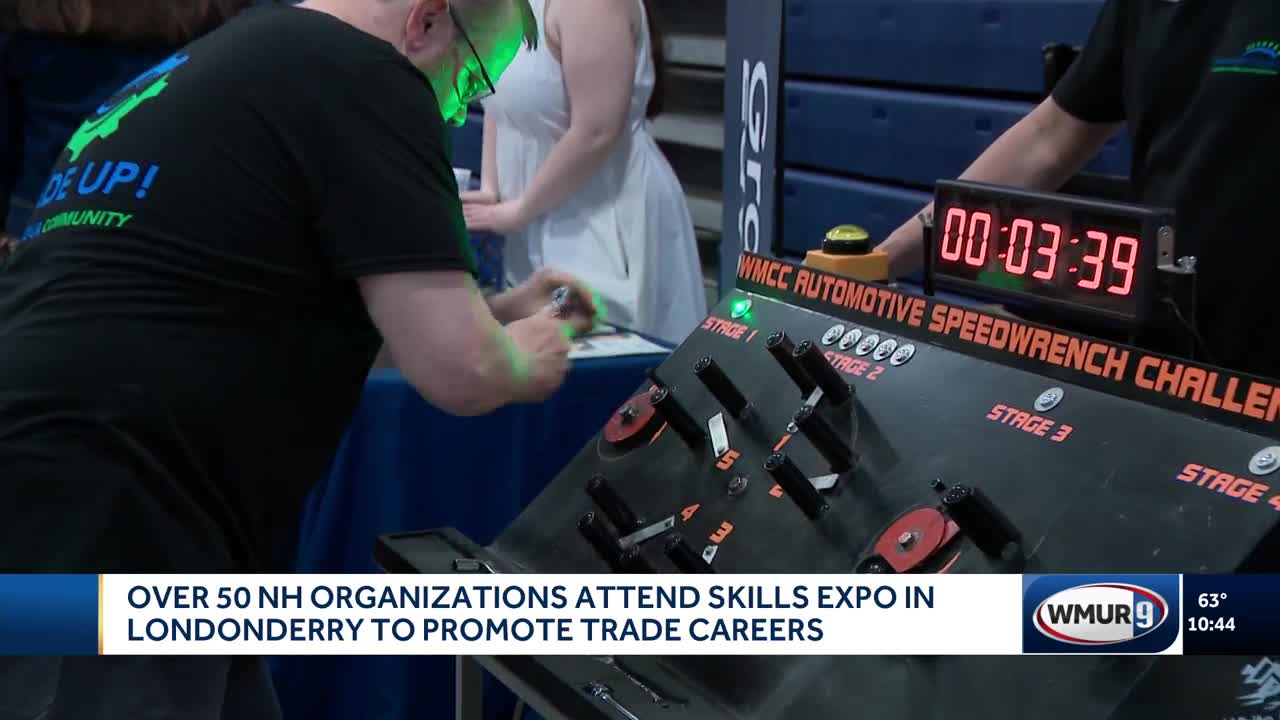 Over 50 NH organization attend skills expo in Londonderry to promote trade careers