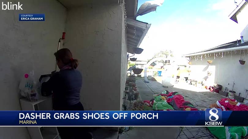 DoorDasher caught on camera stealing shoes from California porch