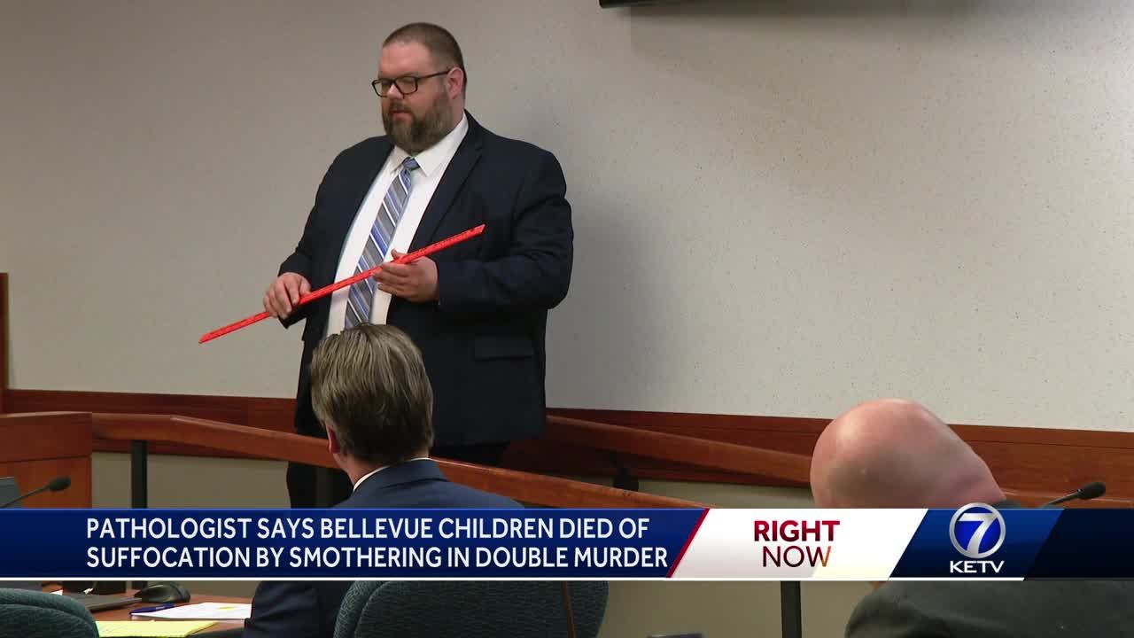 Pathologist testifies Bellevue children died of suffocation by smothering in double murder