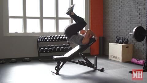 preview for Incline Bench Reverse Crunch