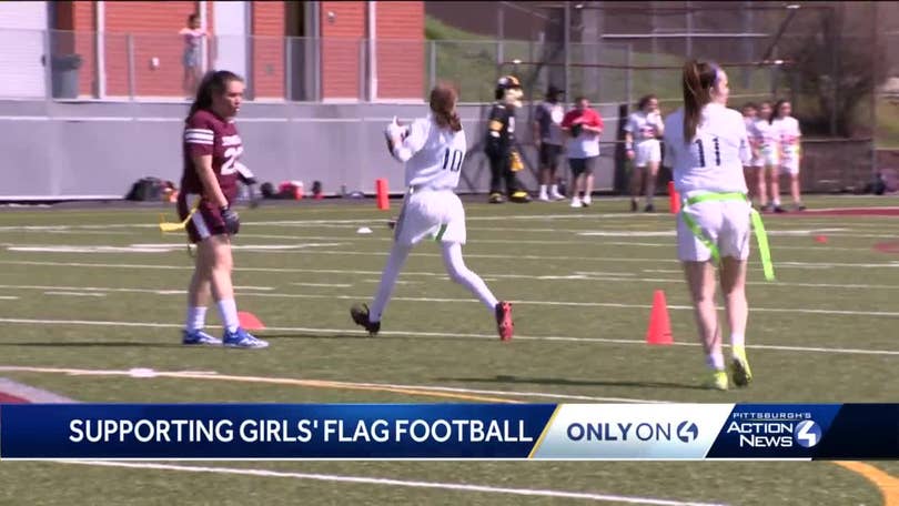 Steelers help kick off Girls Flag Football season