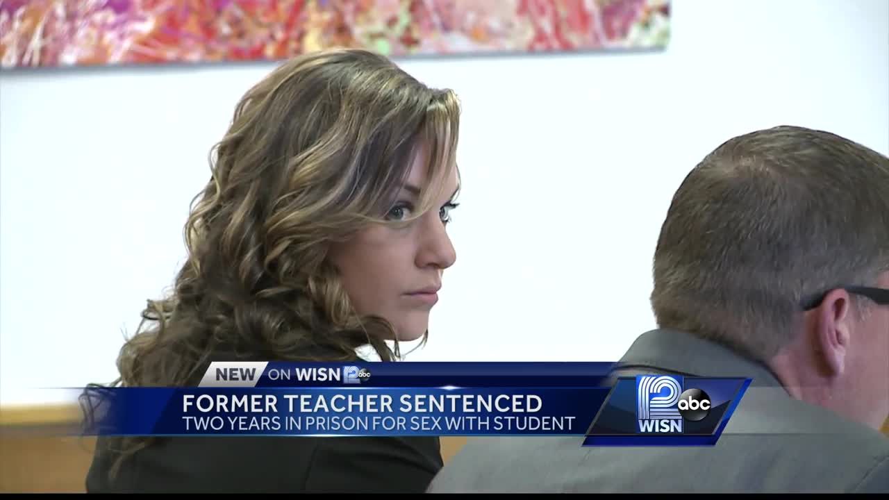 Former teacher sentenced for having sex with a student