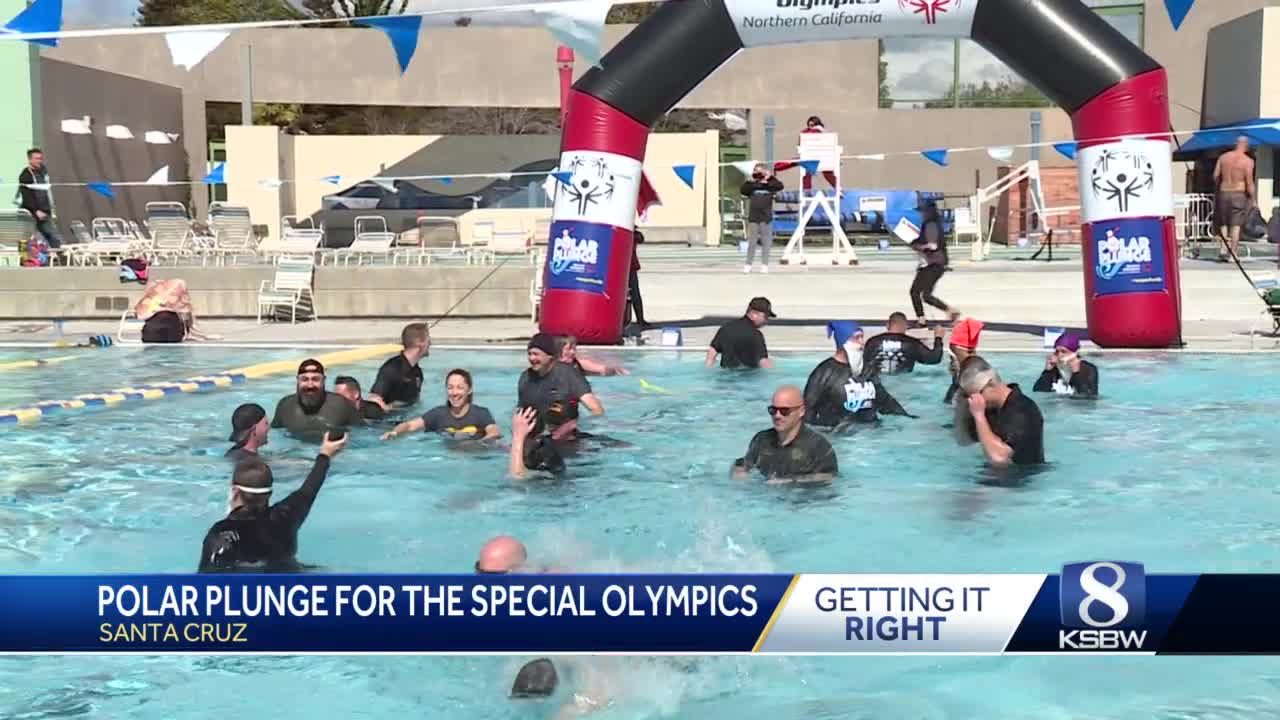 Law enforcement community turns out for Santa Cruz Polar Plunge