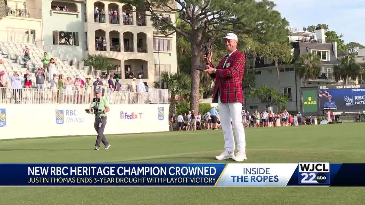 Inside the Ropes: Justin Thomas ends 3-year drought with playoff victory in RBC Heritage