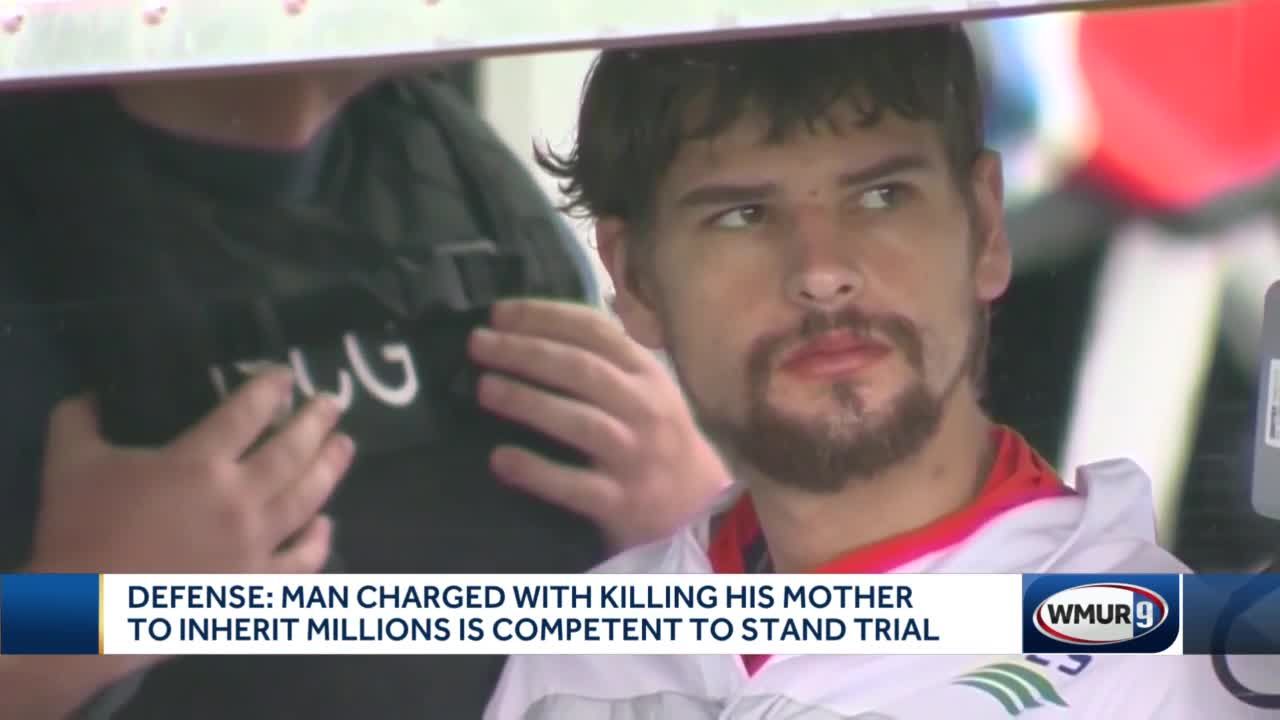 Defense: Vermont man charged with killing his mother to inherit millions is competent to stand trial