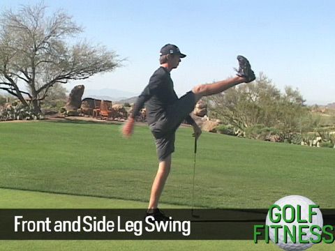 Side to discount side leg swing