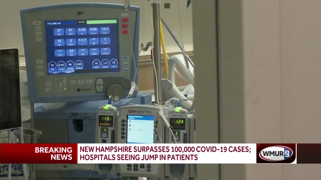 New Hampshire Hospitals See Jump In Patients As State Passes 100 000 Covid 19 Cases