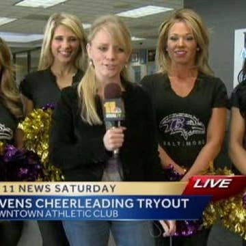 Inside Baltimore Ravens Cheerleader Tryouts