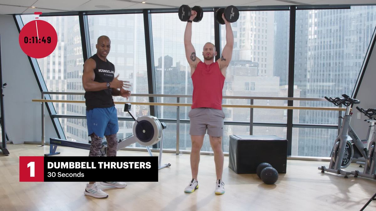 preview for Try This Brutal 5-Minute Full-Body Workout | Men's Health Muscle
