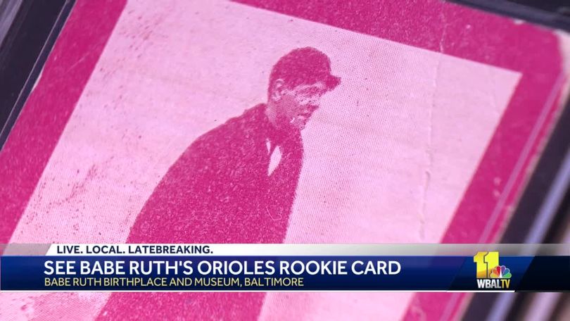 Babe Ruth's 1914 rookie card now displayed in new exhibit at The Babe Ruth  Birthplace and Museum