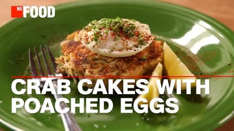 preview for Crab Cakes with Poached Eggs